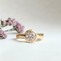 Limited Edition Luna Ring with Certified Pink Diamond