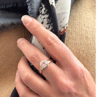 Limited Edition Luna Ring with Certified Pink Diamond