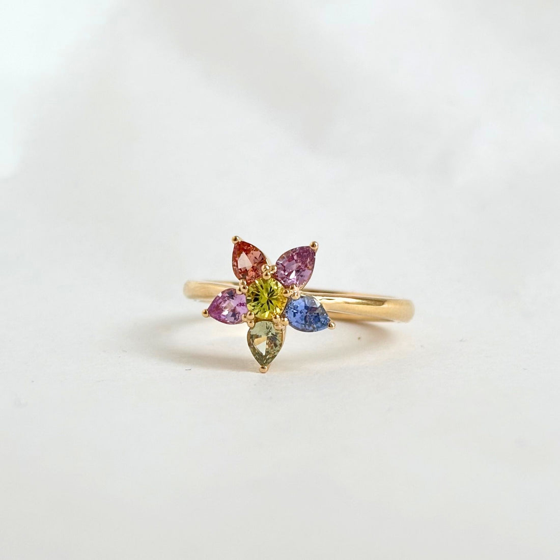 Limited Edition "Daisy" - Coloured Sapphire Ring