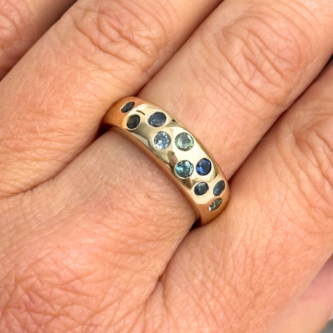 Limited Edition "Storm Bay" Tasmanian Sapphire Ring