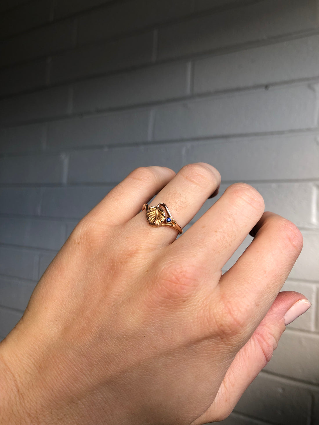 Small Tasmanian Sapphire Nothofagus Ring (Limited Edition)